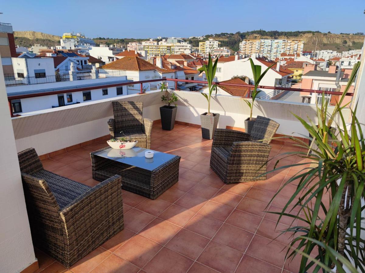 Amazing Terrace Costa Da Caparica Apartment Exterior photo